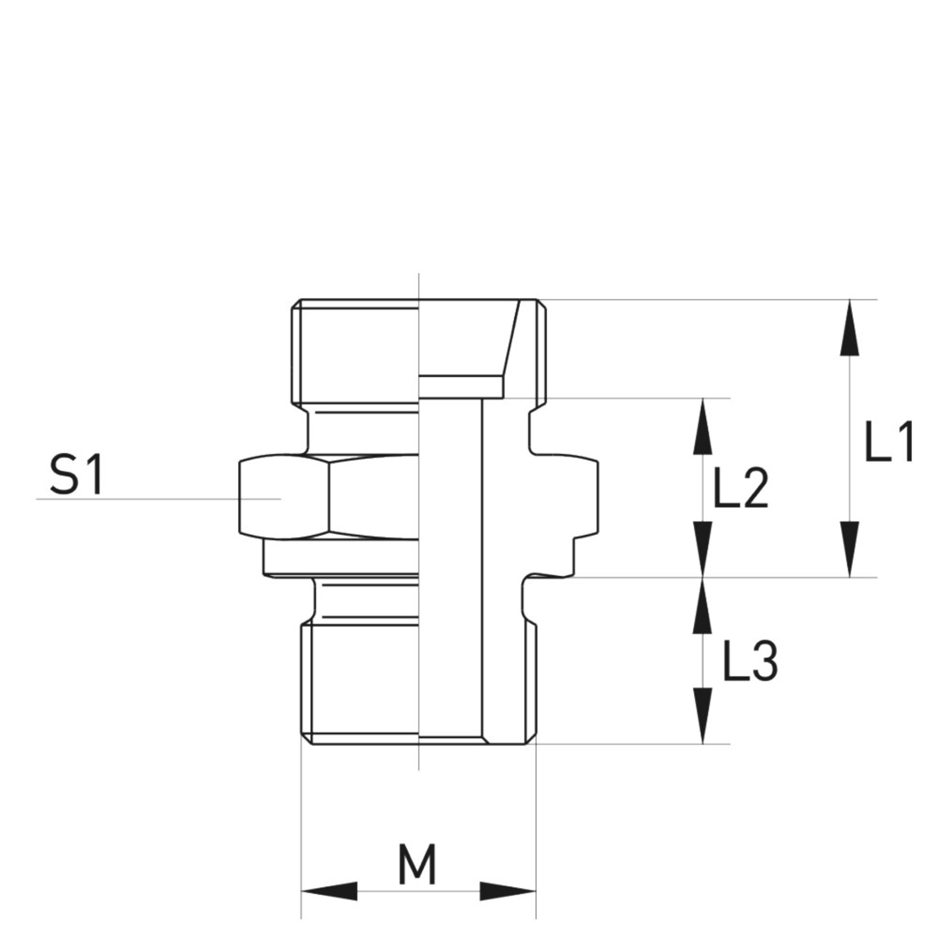 XGE-M Einschraubstutzen