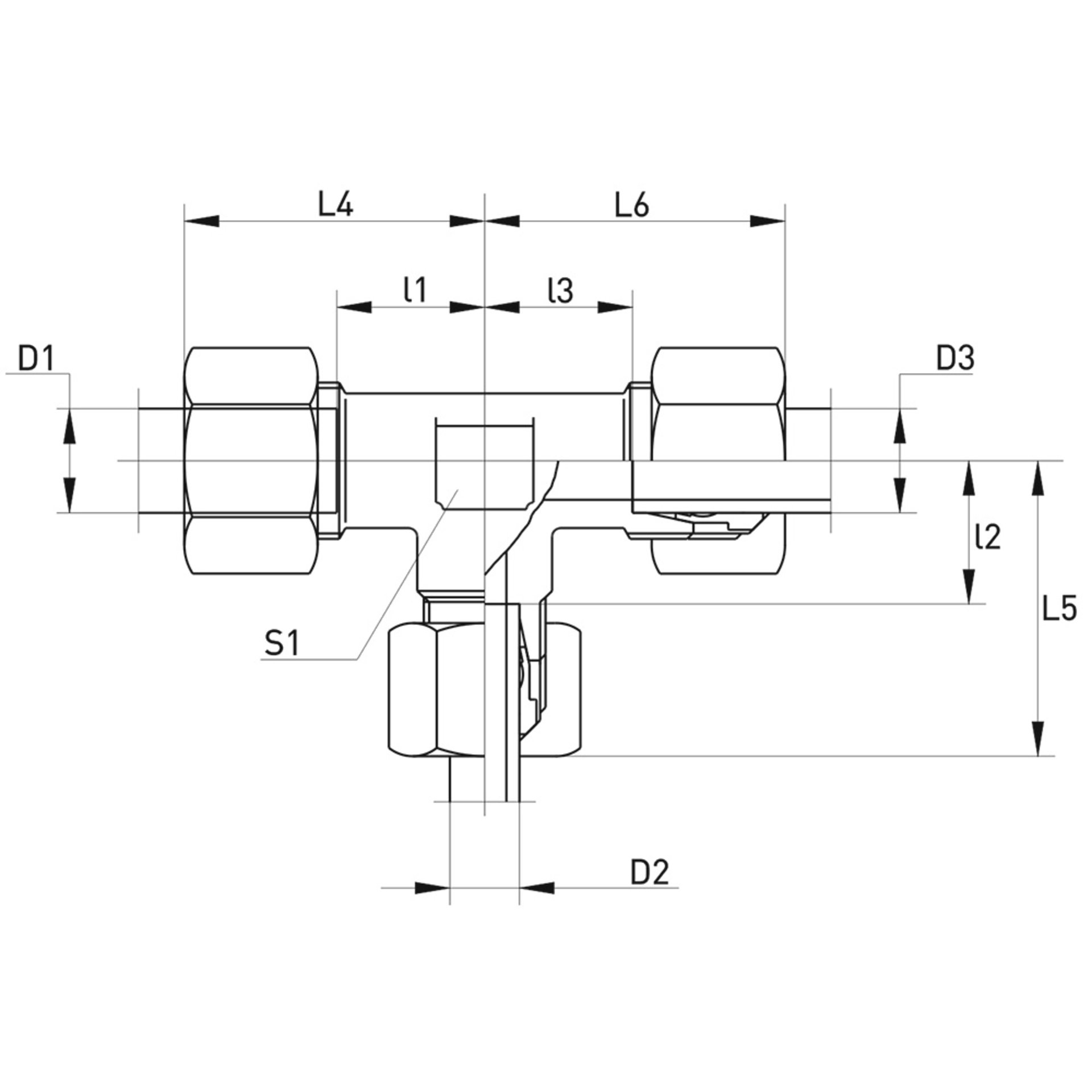 TR T-Reduzierverschraubung