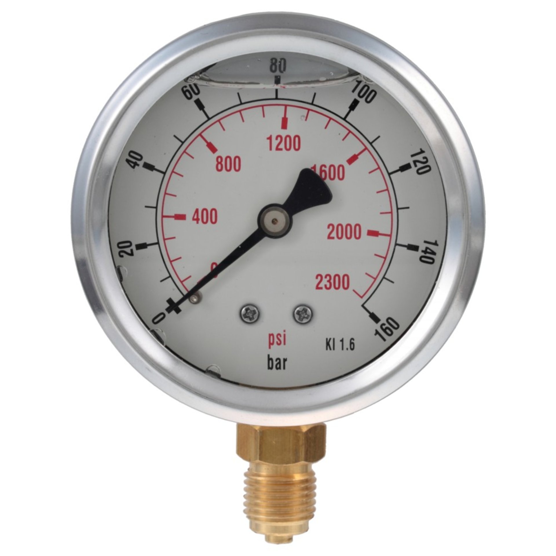 Manometer Ø 63 mm, G1/4", stehend