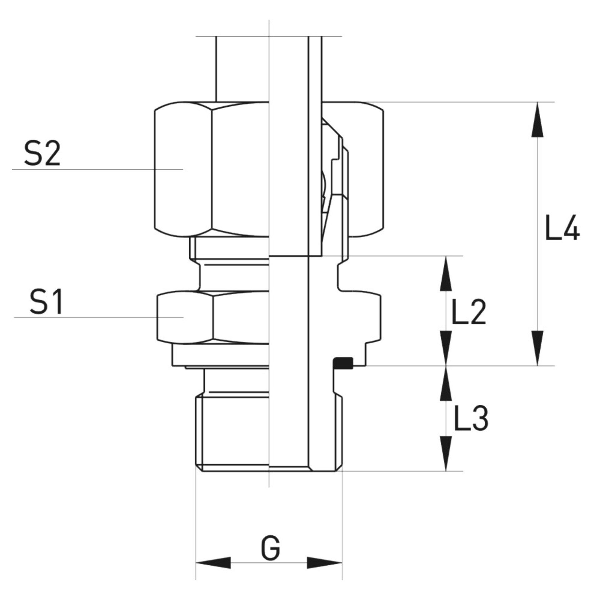 GE-R-ED Einschraubverschraubung