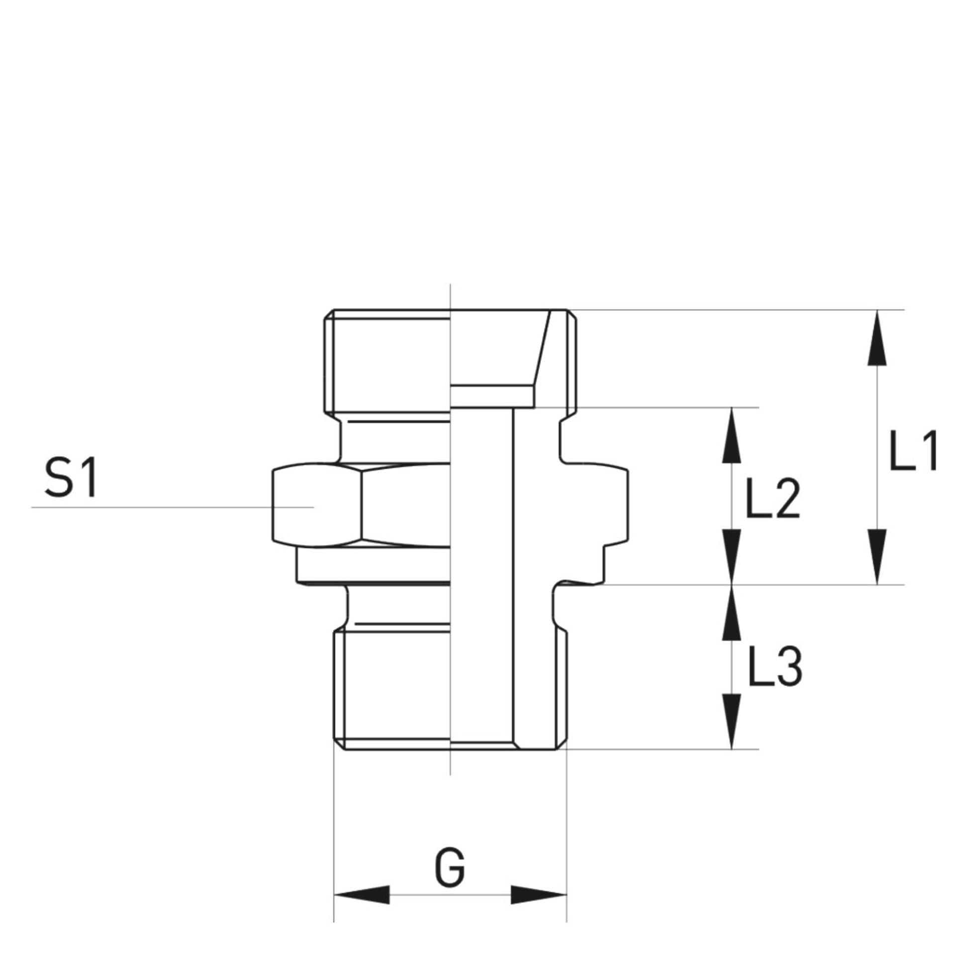 XGE-R Einschraubstutzen