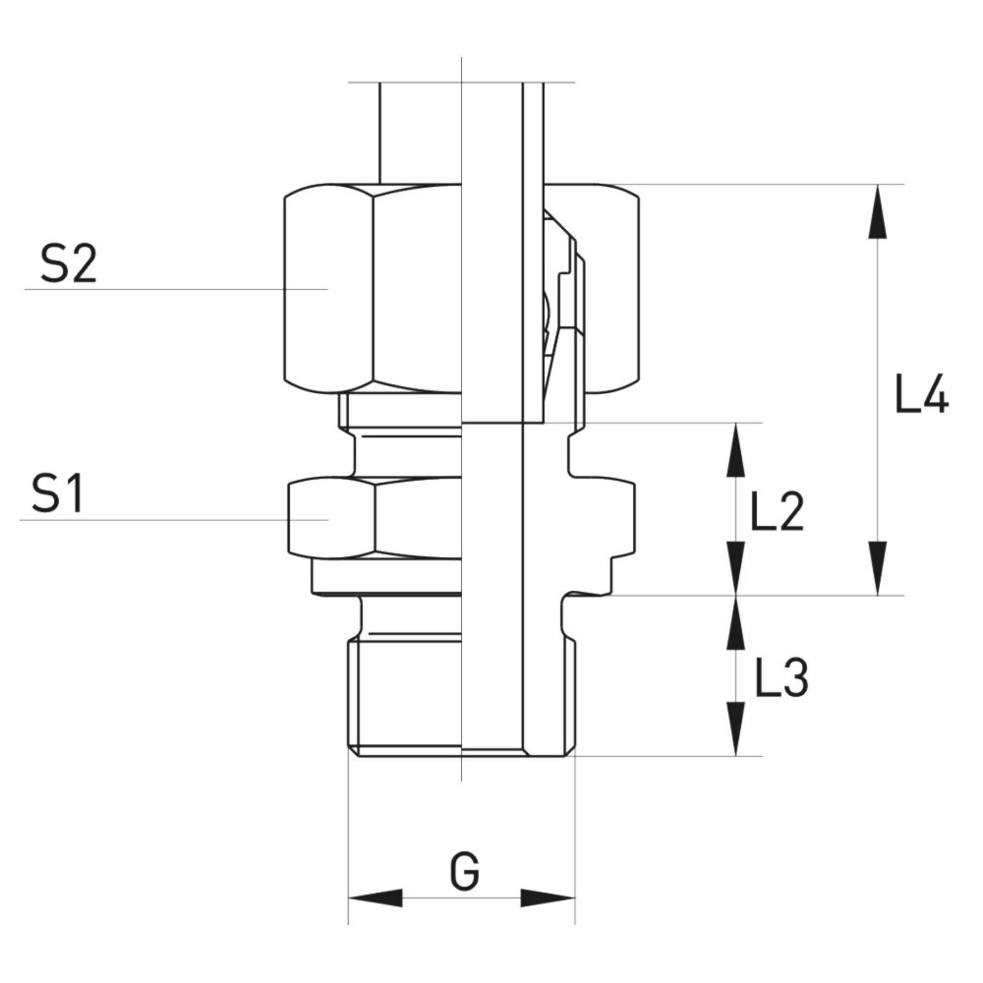 GE-R Einschraubverschraubung