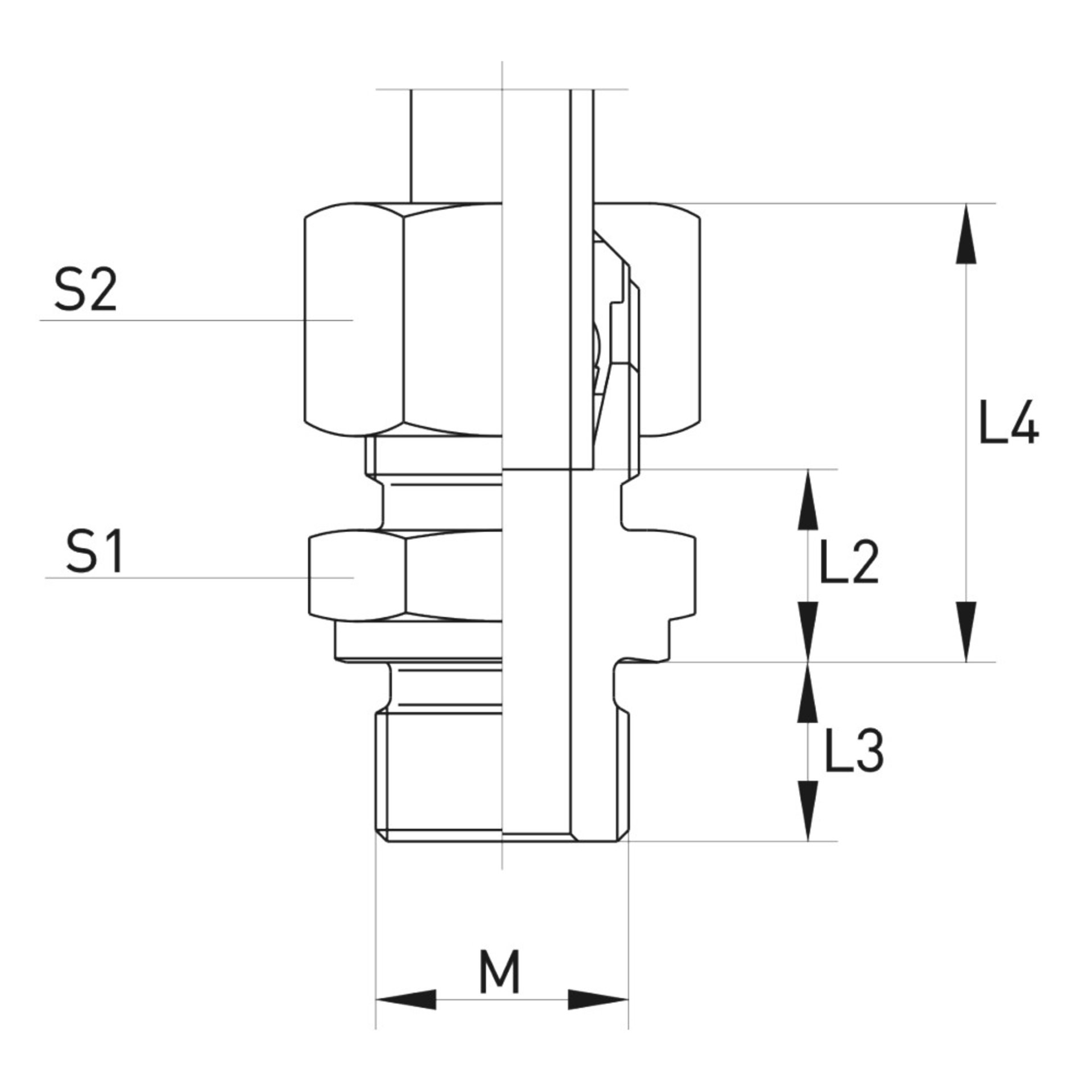 GE-M Einschraubverschraubung