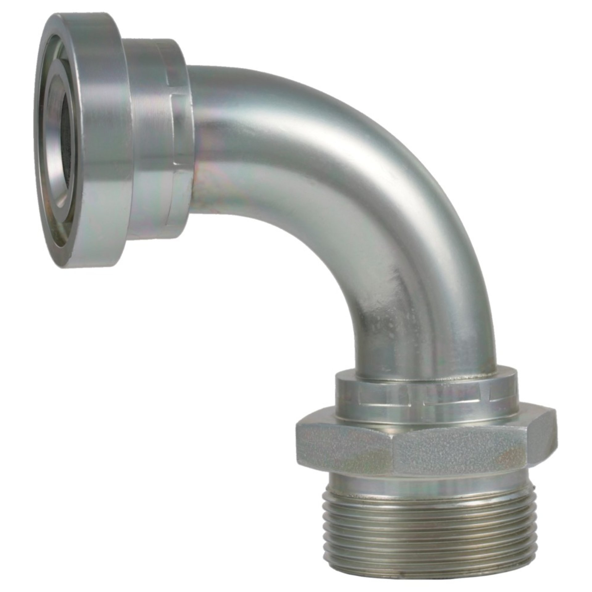 90° SAE-Flanschadapter 6.000 psi