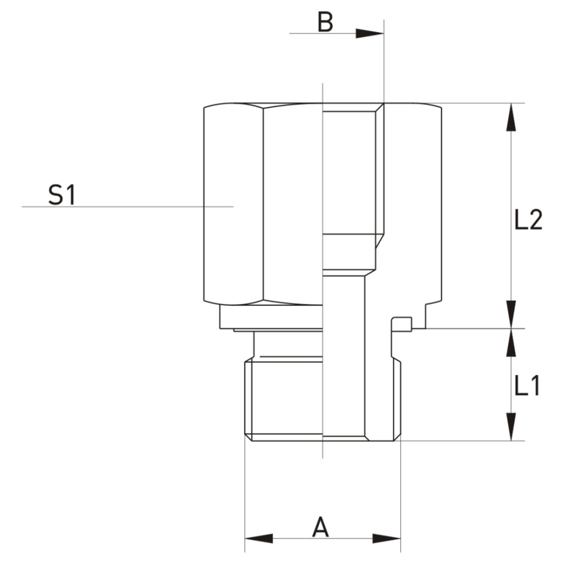 RI-ED Gewindereduzierung